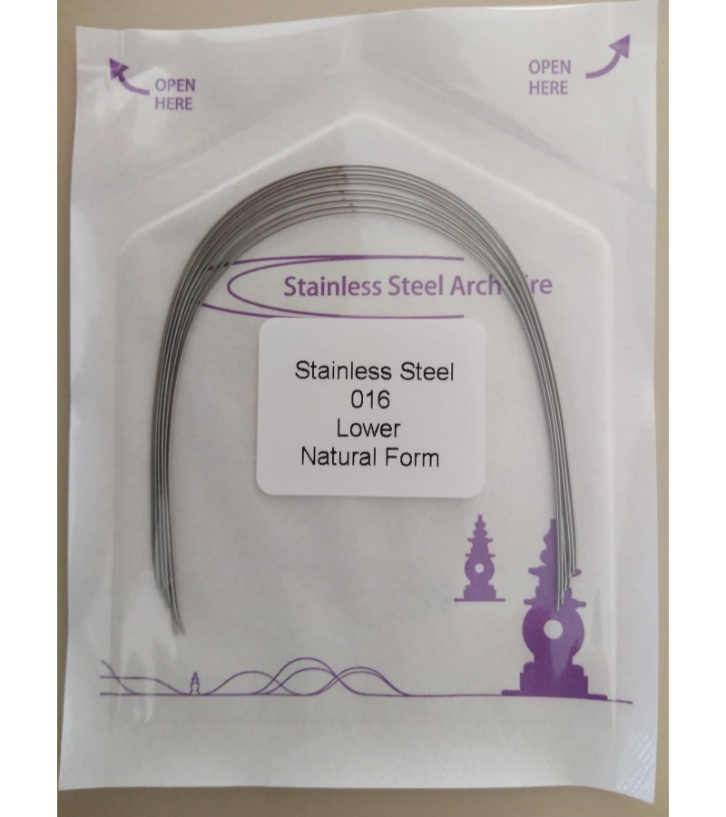 SS Çelik Ark Teli Yuvarlak Natural Form