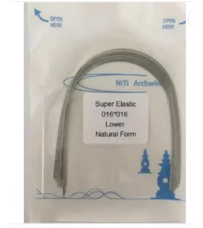 Niti Ark Teli Köşeli - Super Elastik Natural Form