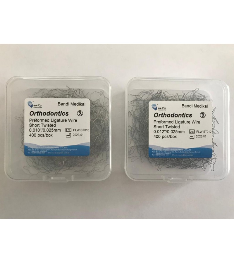 Preforme Ligatür Teli Kısa Bükümlü 500’lü Paket
